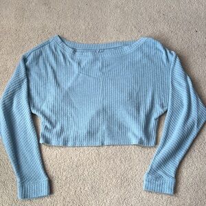Arizona Jean Company Gray Ribbed Sweater